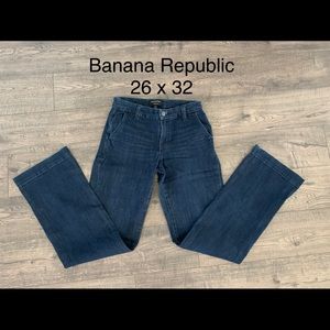 Banana Republic Dark Blue Flare Jeans